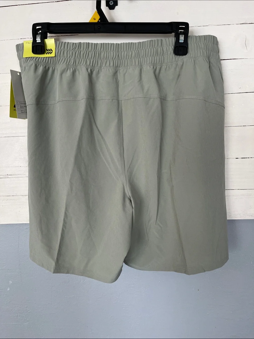 Target Men's Athletic Elastic-Waist Shorts in Sage